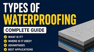Types of Waterproofing Explained | Complete Waterproofing Systems in Construction