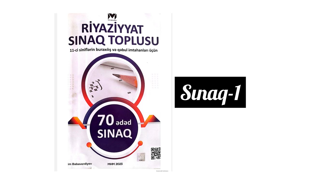 Sınaq-1. MHM-2023 #mhmabituriyent #share #maths #mathematics #education #subscribe #test #sınaq