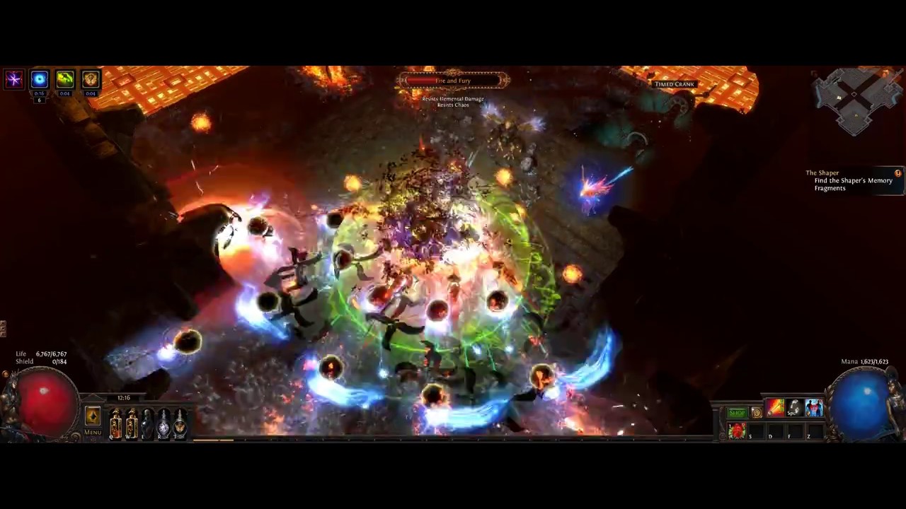 Path Of Exile Berserker CWDT Scold's Bridle Acuity Quill Rain Explosive Arrow