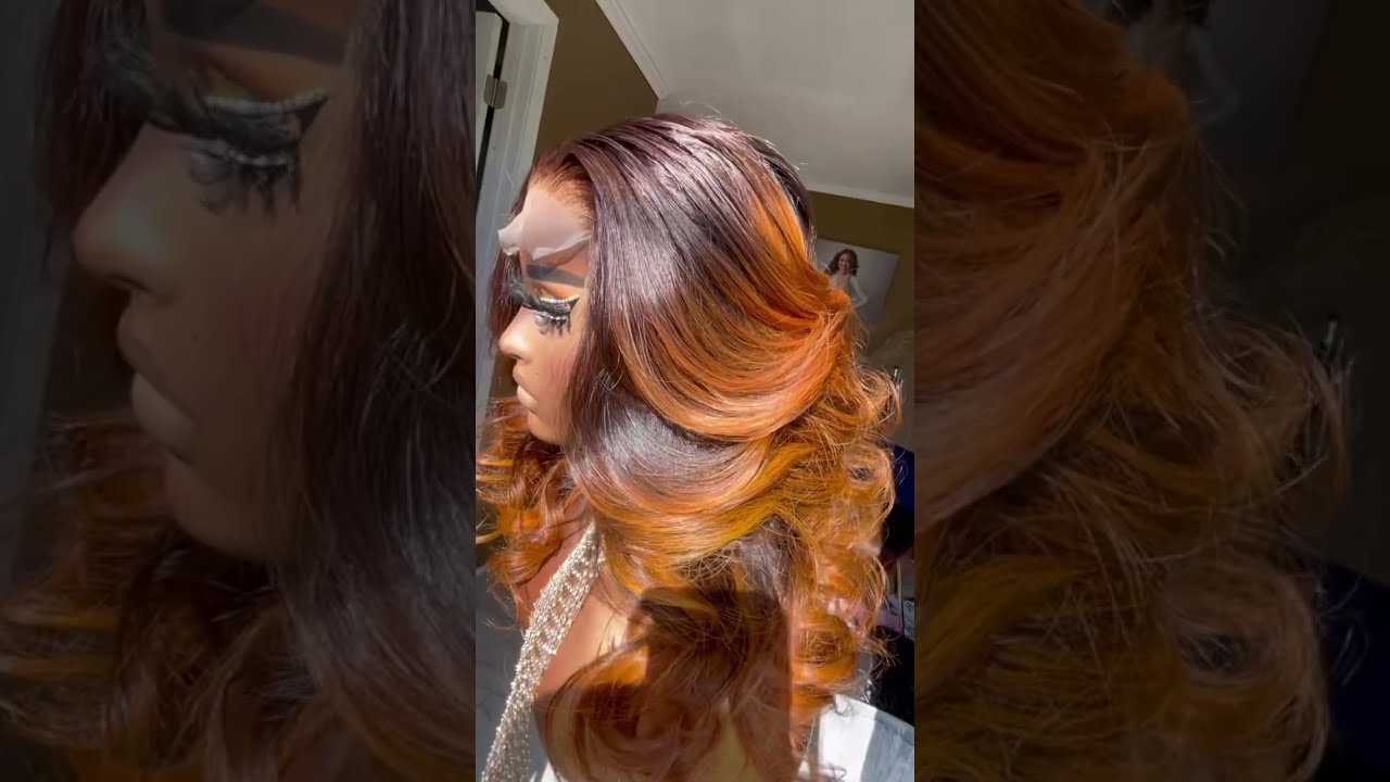 Effortless Glamour: Ombre Brown Wig Showcase FT.Chinalacewig