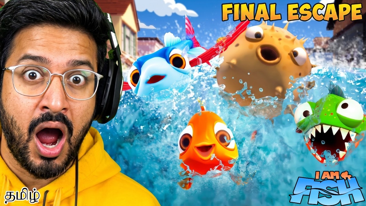 I AM FISH Full Funny Story Gameplay FINAL ESCAPE Tamil Gameplay | Earth Gamer