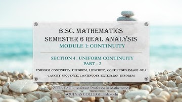 S6 REAL ANALYSIS MODULE 1 SECTION4 PART 2
