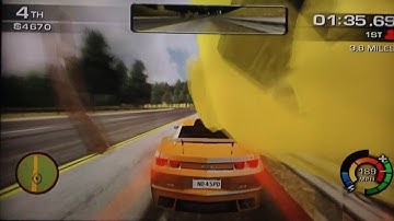 NFS: The Run (Wii) - Challenges - Intermediate - Iron Mountain (Sprint) | Chevrolet Camaro ZL1