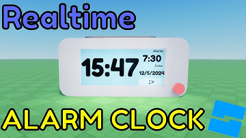 How to make a FUNCTIONAL DIGITAL ALARM CLOCK in Roblox Studio