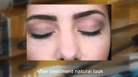Eyebrow and eyelash tinting using INTENSIVE products