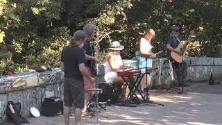 Sharon Bourbonnais and friends in tribute to the 5th anniversary of the Larry Monroe Forever Bridge