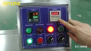 Textile Testing Equipment Rotawash Color Fastness Tester
