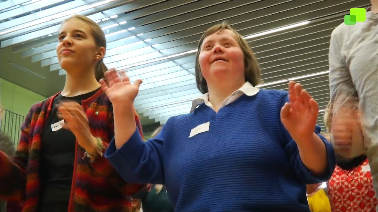 Inklusion Gospelworkshop der Caritas workshop cafe