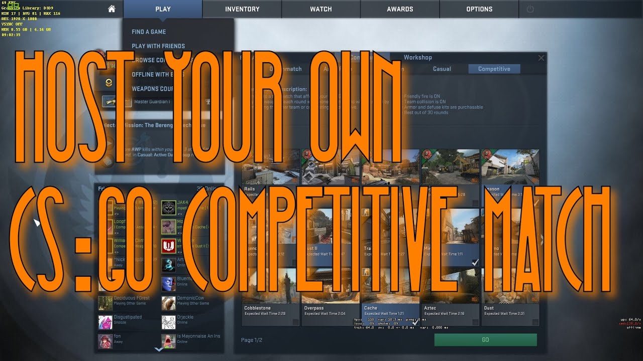 How to Play Competitive Counter‐Strike Global Offensive