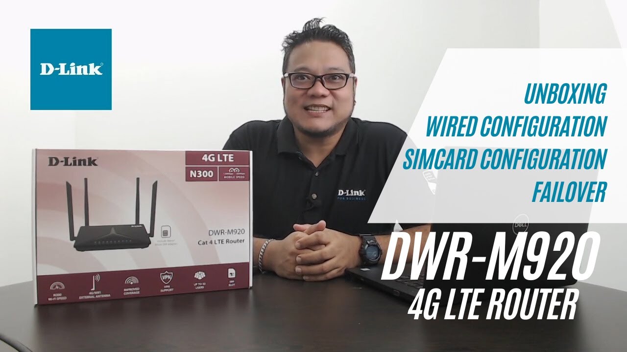 D-Link DWR M920 4G LTE Router Unboxing, Configuration and Failover
