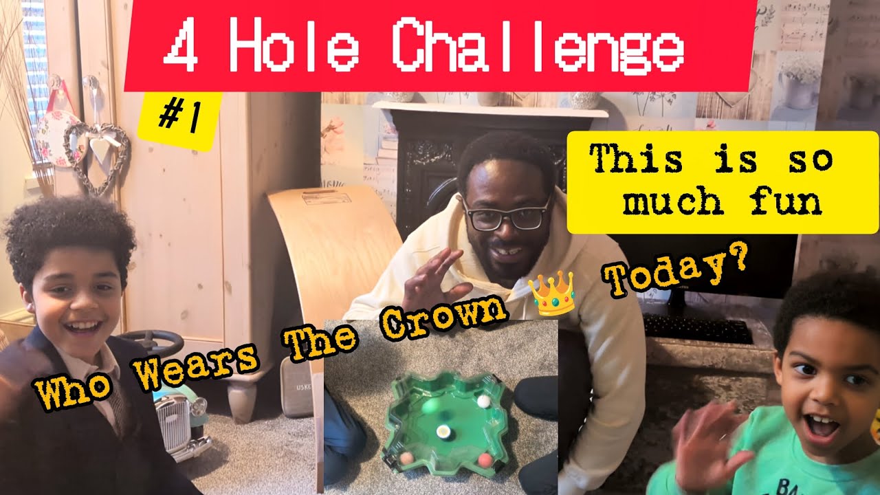 4 Hole Challenge #1: First Time on Camera