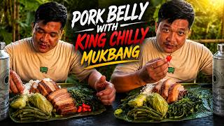 🌶️ Farmhouse Pork Belly & King Chili Mukbang 🐷🔥