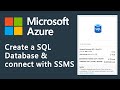 Set up microsoft azure sql server and sql database stepbystep tutorial