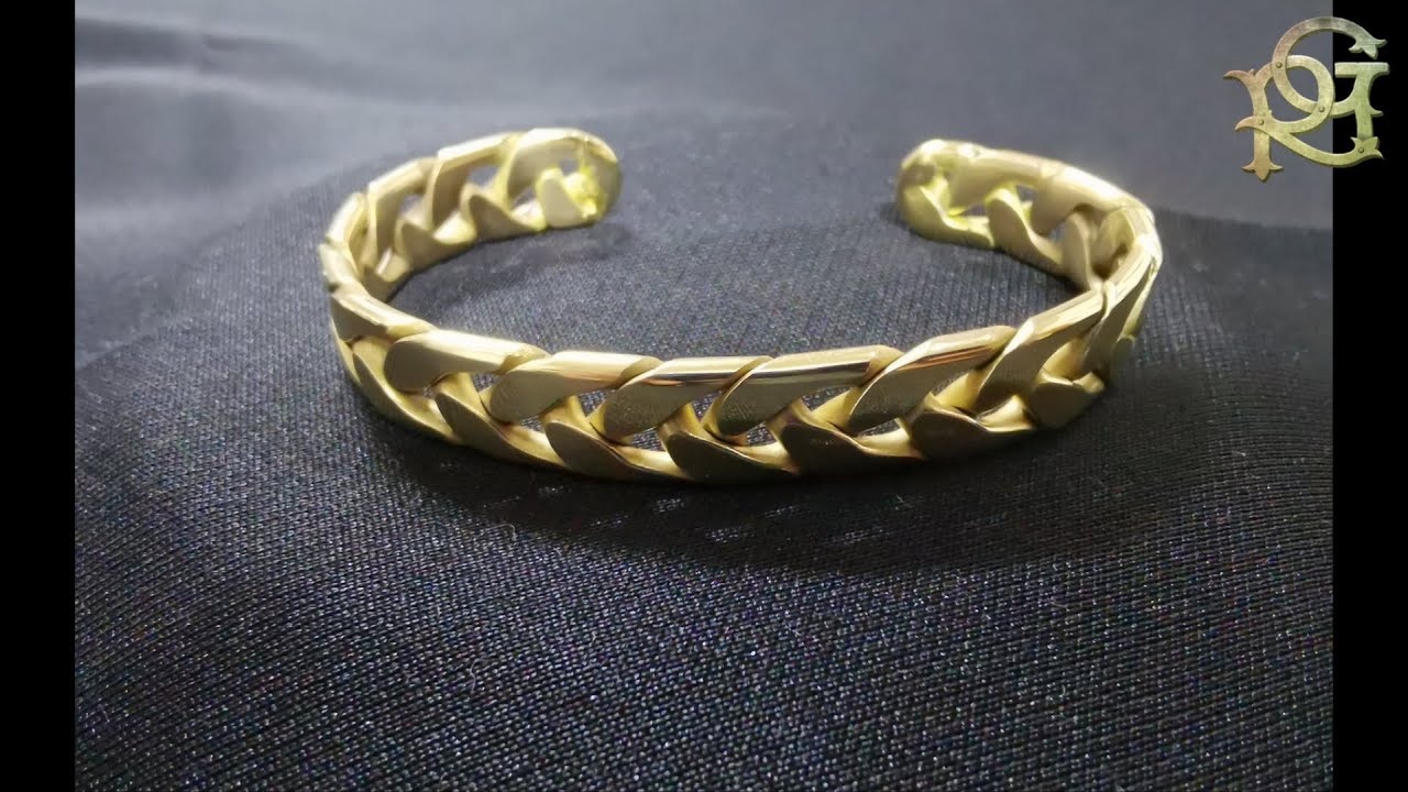 BRACELET FROM BRASS WIRE