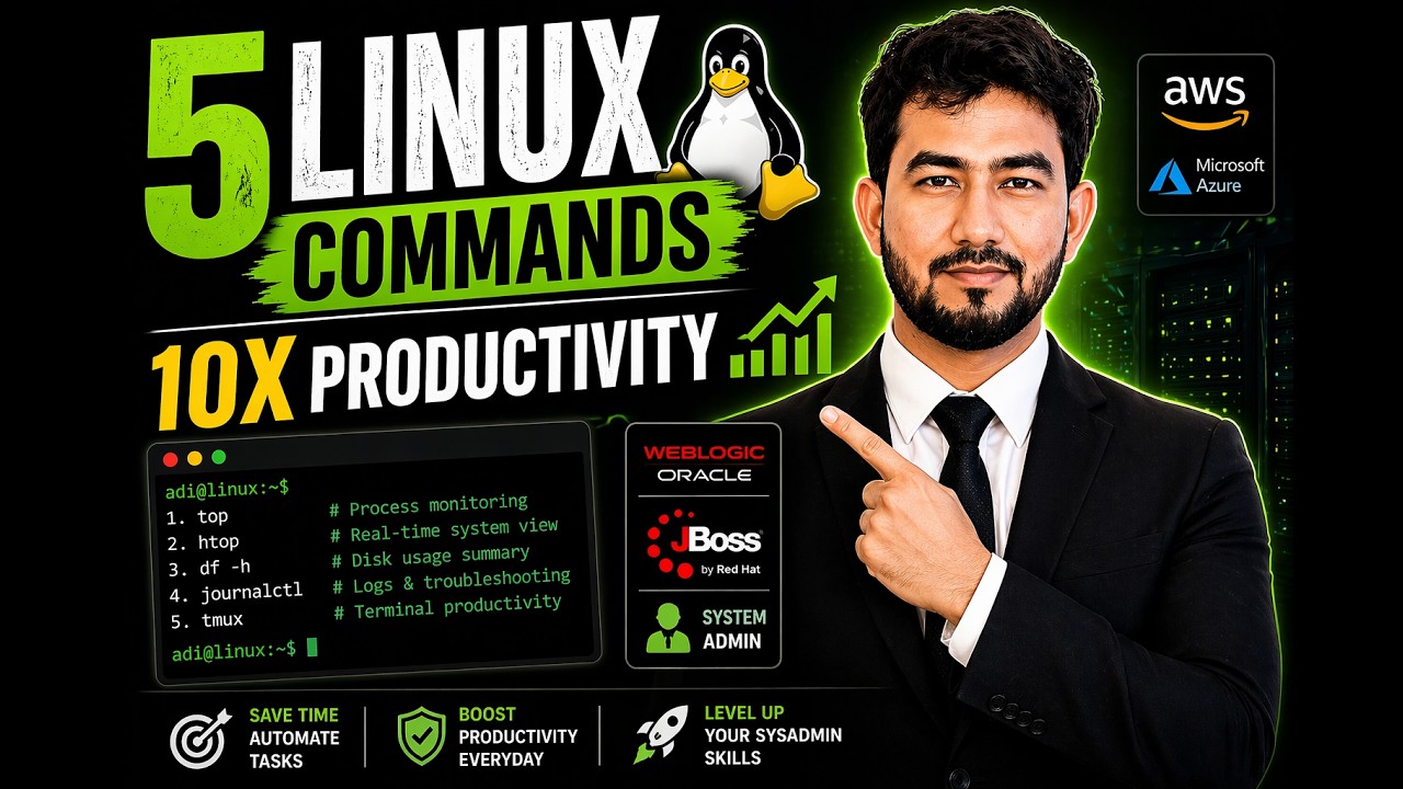 The 5 Linux Commands Every DevOps Engineer Needs - YouTube