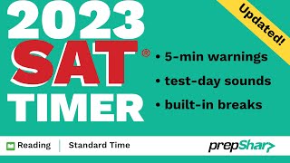 SAT Reading Test Timer (Standard Time)