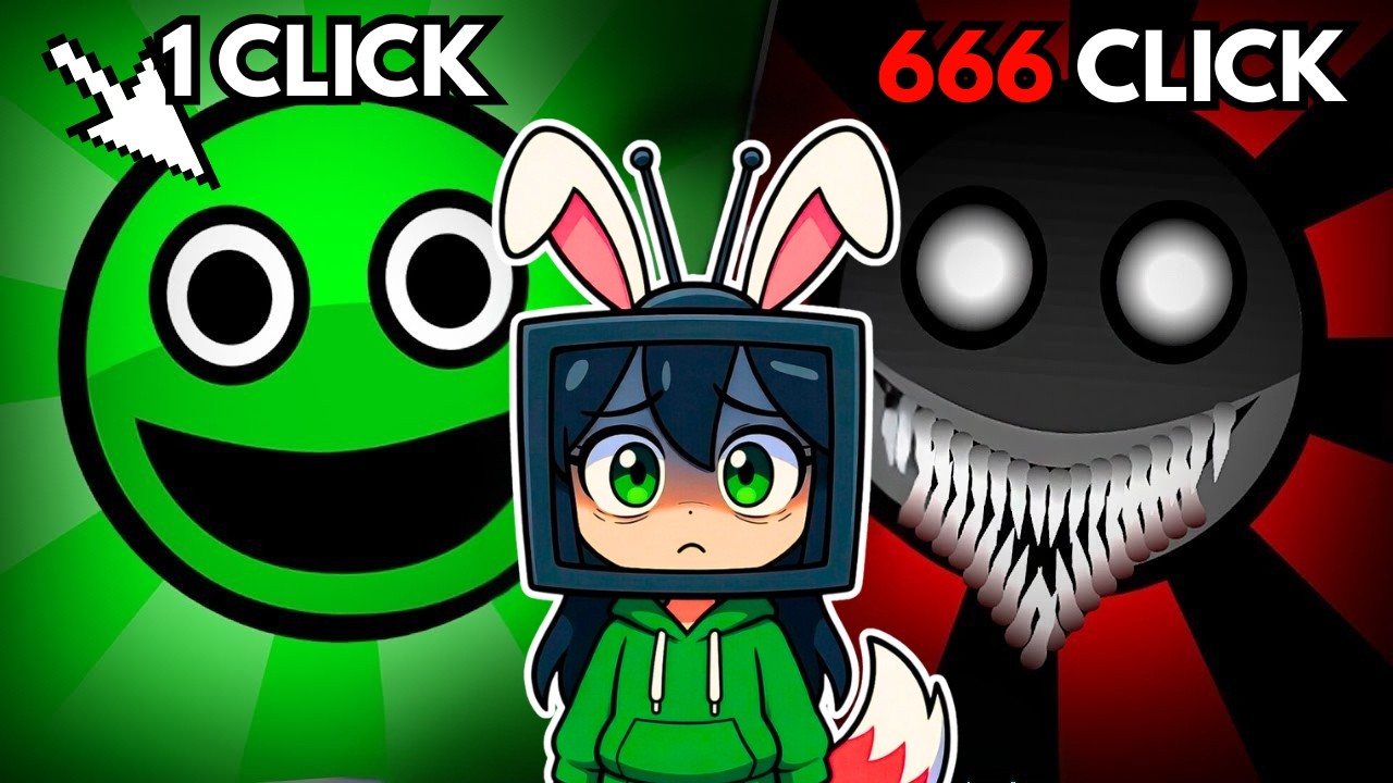 Si haces clic, se vuelve más aterrador… | sameeKG X FUN CLICKER MOMENTOS DIVERTIDOS