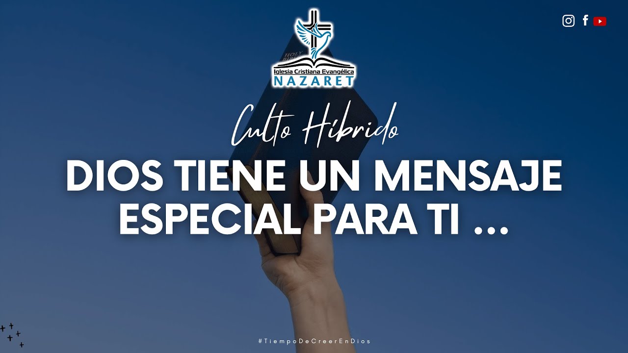 En vivo - Dios tiene un mensaje especial para ti - YouTube