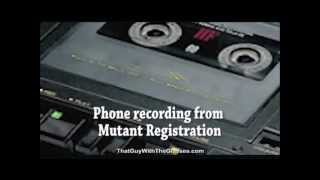 Nostalgia Critic - Mutant Registration Phone Call