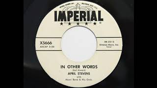 Watch April Stevens In Other Words video