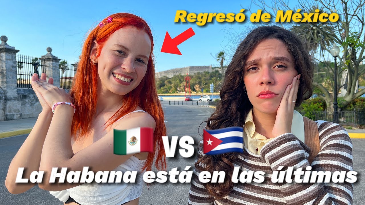 😨Diferencias entre Ciudad de México y la Habana Vieja/ Cubanas reaccionan