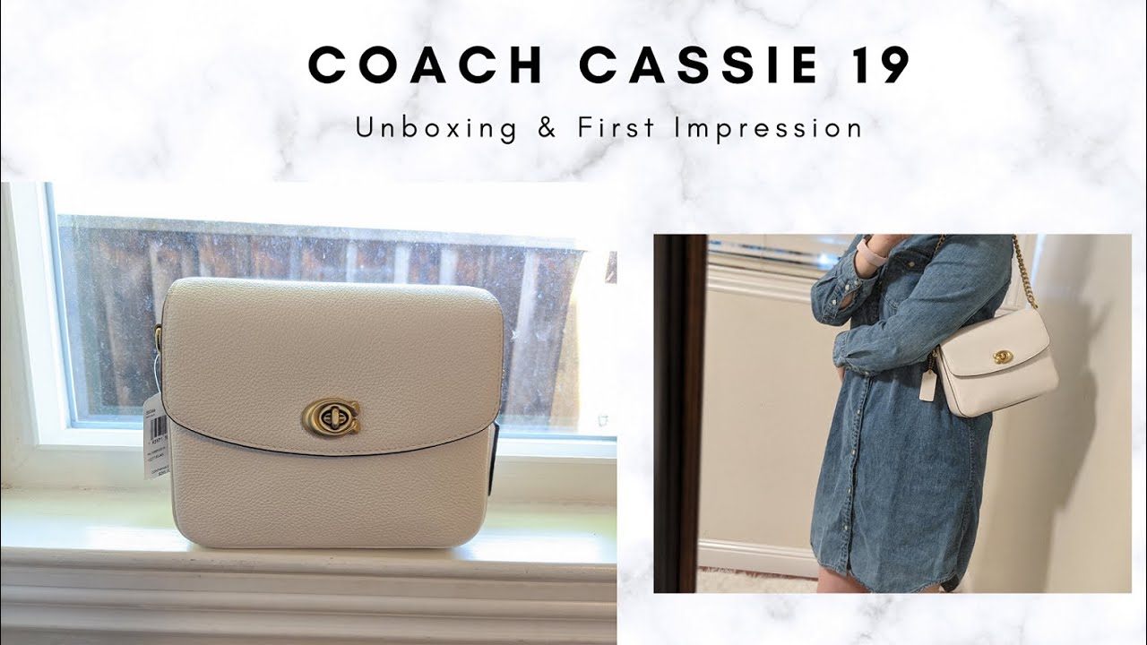 Handbag Unboxing] Coach Cassie 19, 1st Impression, Compare with Burberry  1983 Link bag, Mod Shots 