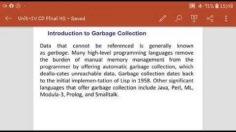 CD- Compiler Design-BE CSE-IT- Design goals for garbage collectors