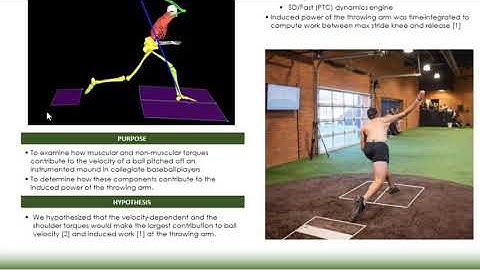 ASB 2020 ePoster: Segmental components of induced velocity and power of a pitched baseball