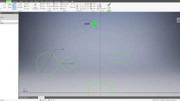 14 Bocetos en autodesk inventor/ trabajar con circulos y arcos CAD CAM