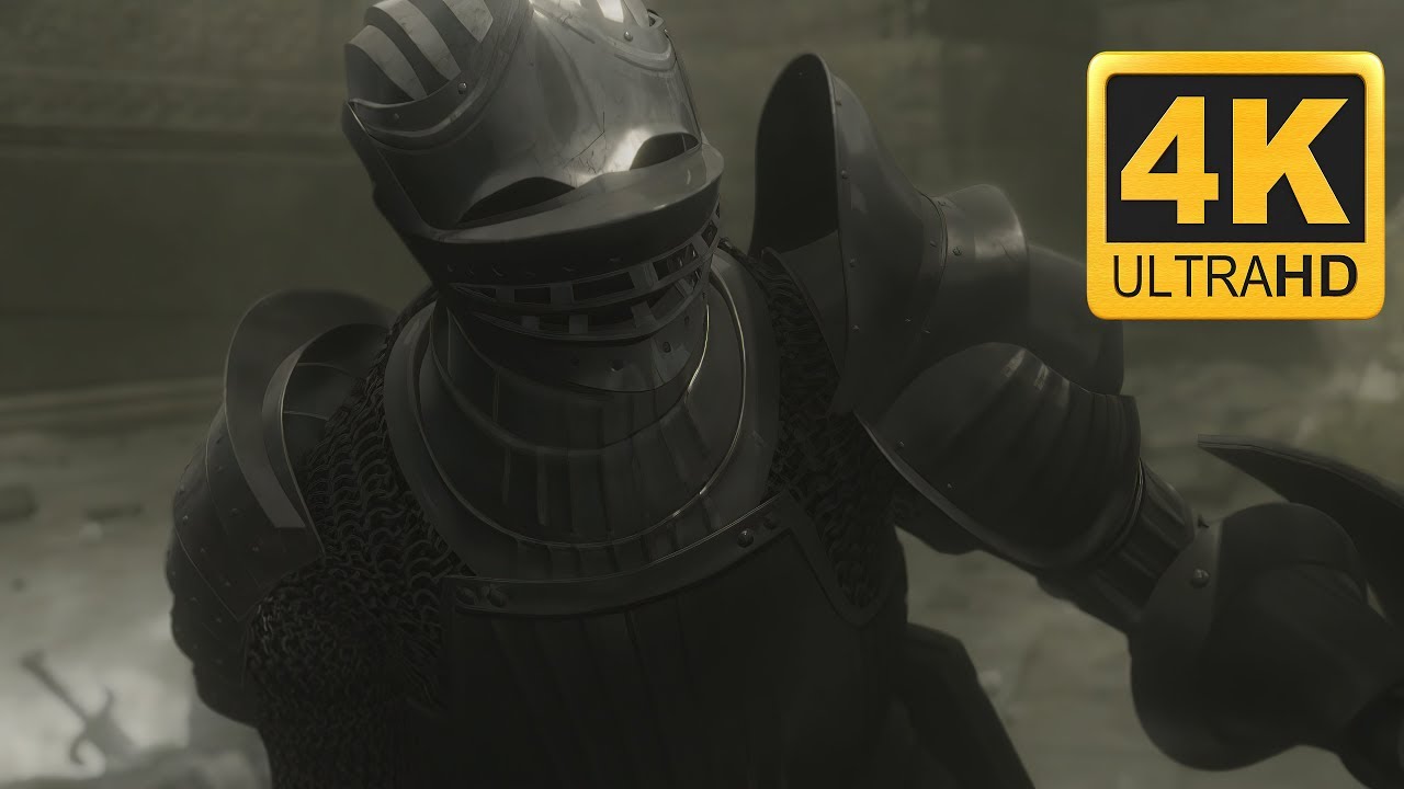 Demons Souls Intro 4k Remastered with Machine Learning AI - YouTube