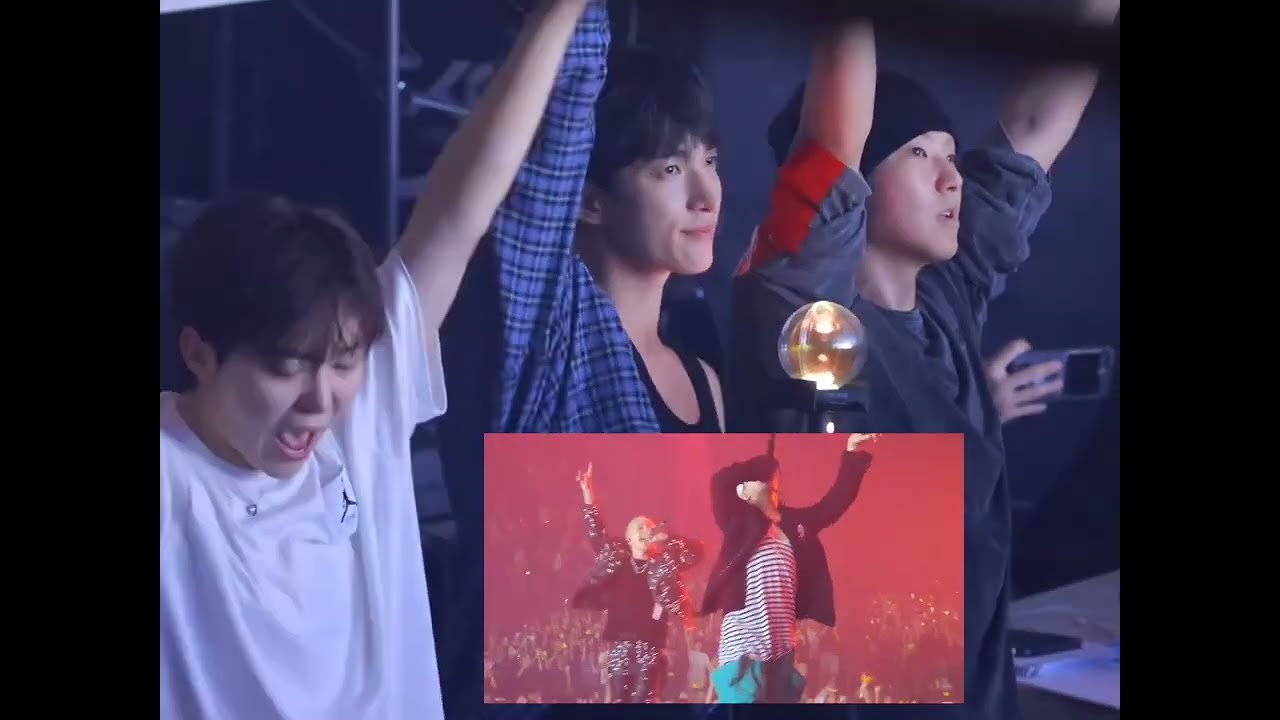 BSS reaction to GDRAGON AND TAEYANG 