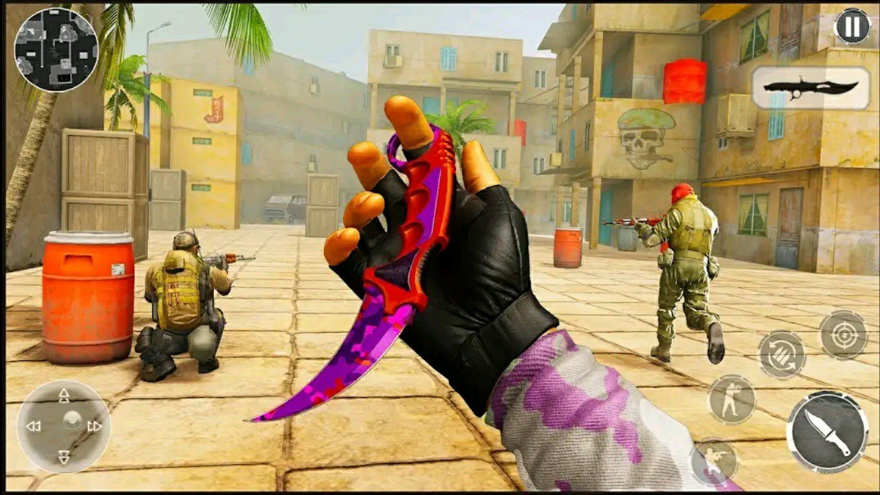 CS Army Ops: Offline Gun Games Android Gameplay - FPS Shooting Game Android