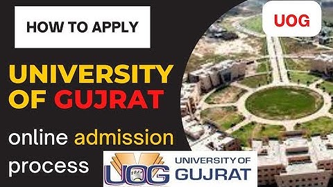 University Of Gujrat Online admissions || How to apply for online admissions in UOG