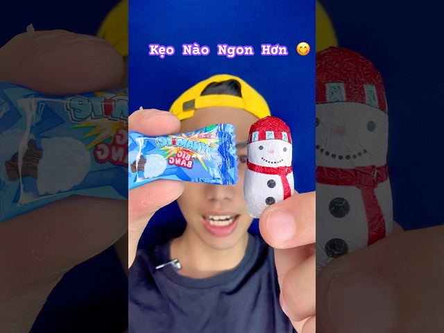 Thách Đấu Kẹo Sô Cô La: Người Tuyết, Bạc Hà ☃️🥶 🍭🍬