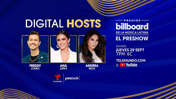La alfombra roja EN VIVO: "El PreShow" de los Premios Billboard de la Música Latina 2022