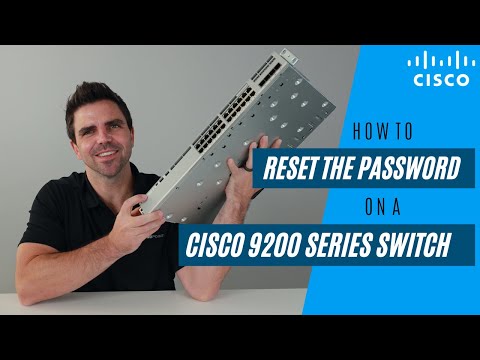 How To Reset the Password on a Cisco 9200 Series Switch