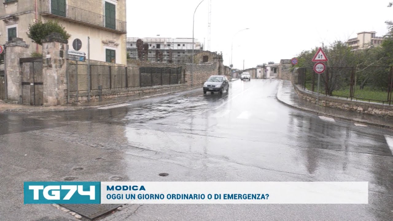 MODICA - OGGI UN GIORNO ORDINARIO O DI EMERGENZA