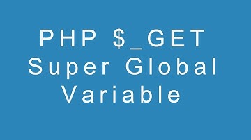 PHP $_GET Superglobal Variable