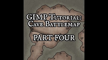 GIMP Tutorial - Cave Battlemap pt. 4