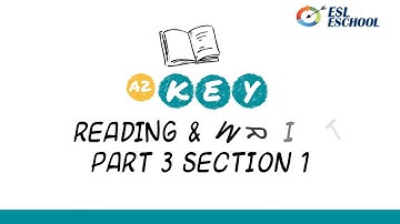A2 KEY (KET)  Reading and Writing Part 3  A Top Tips