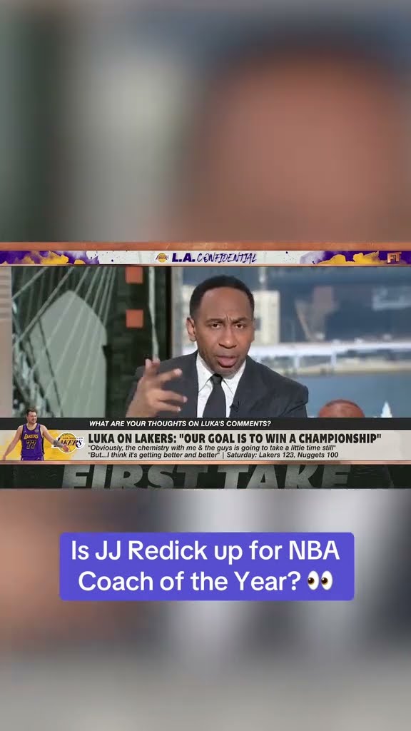 Stephen A. says JJ Redick is a candidate for Coach of the Year ?