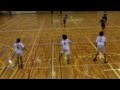 和歌山県高校ハンドボール新人大会　女子　新宮　VS　那賀　試合終了