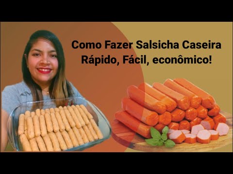 Vídeo: Salsichas De Peru Caseiras