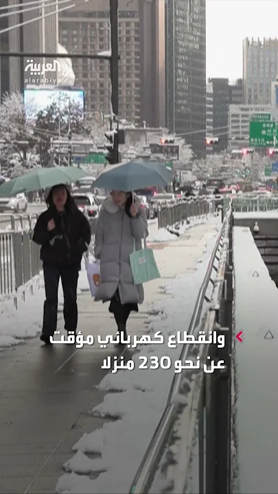 ثلوج تاريخية تغطي سيول وتتسبب في شلل الحركة الجوية ومقتل شخصين