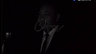 國防部長蔣經國茶會歡迎省議員去軍中訪問