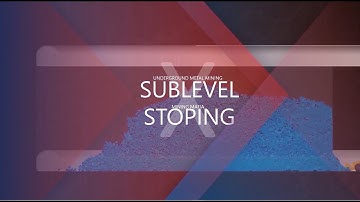 Sublevel Stoping | animation | underground metal mining | metal mining