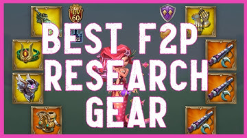 BEST Free to Play Research Gear! | Lords Mobile
