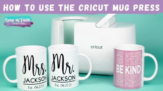 Cricut Mug Press: Setup & First Mug Press * Customize a Mug in Design  Space! 