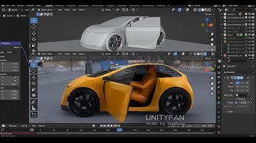 concept car quick modeling - vehicle 013 - part 4 - 4x timelapse