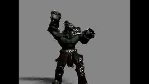 3DModels-Textures: Animated Orc Character